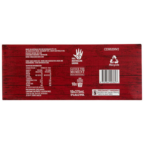 Front shot 3, Crushed Apple Cider 10 Pack 375ml