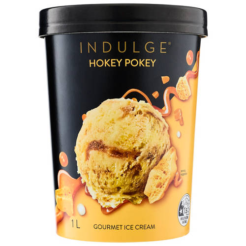 Front shot 2, Hokey Pokey Gourmet Ice Cream 1L