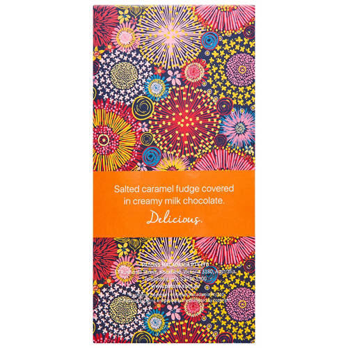 Front shot 3, Milk Chocolate Salted Caramel Fudge 200g