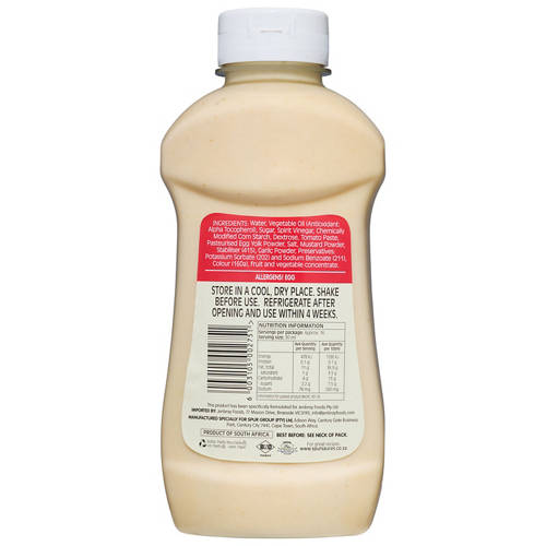 Front shot 2, Salad and French Fry Dressing 500ml