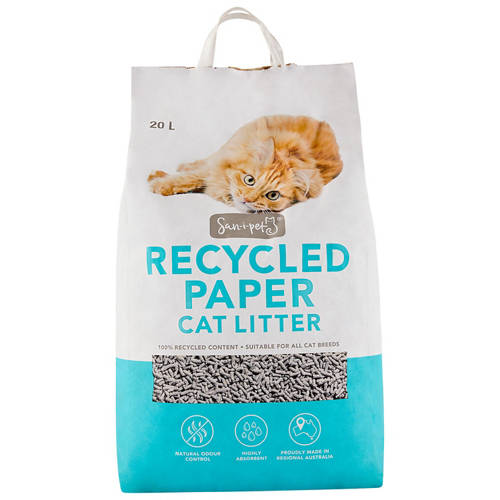 Front shot 2, Recycled Paper Cat Litter 20L