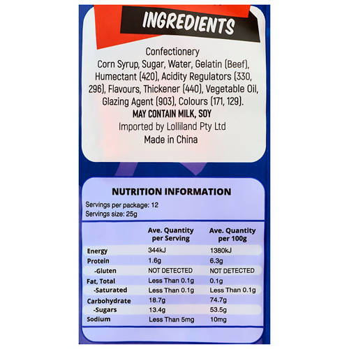 Nutrients 1, Gummi Fangs 300g