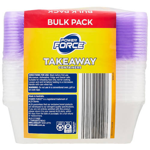 Front shot 3, Takeaway Containers 15 Pack