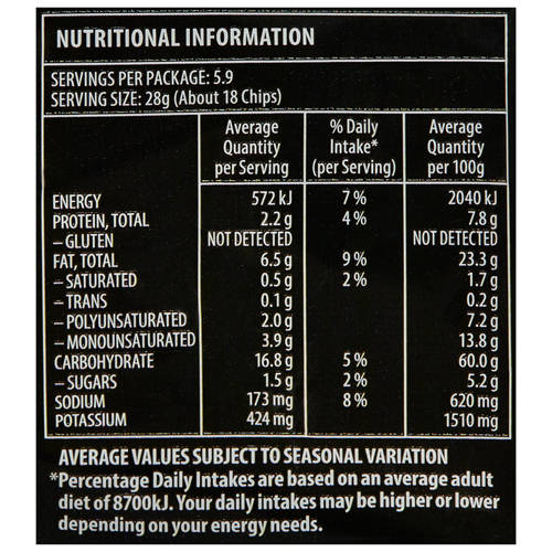 Nutrients 1, Sweet Chilli & Sour Cream Chips 165g