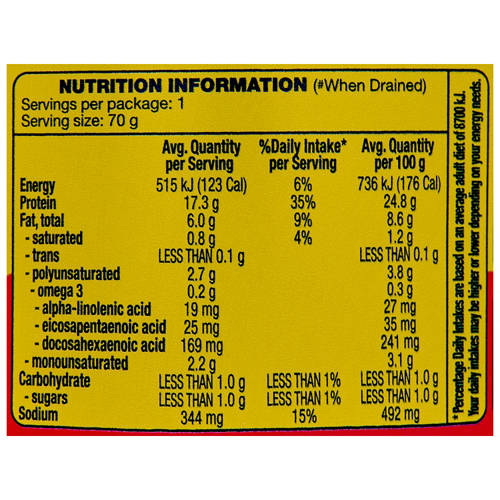 Nutrients 1, Yellowfin Tuna Chunks with Triple Chilli in Oil 95g