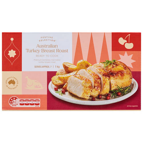 Front shot 2, Australian Turkey Breast Roast 1kg
