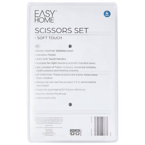 Front shot 2, Scissors Set 4 Pack