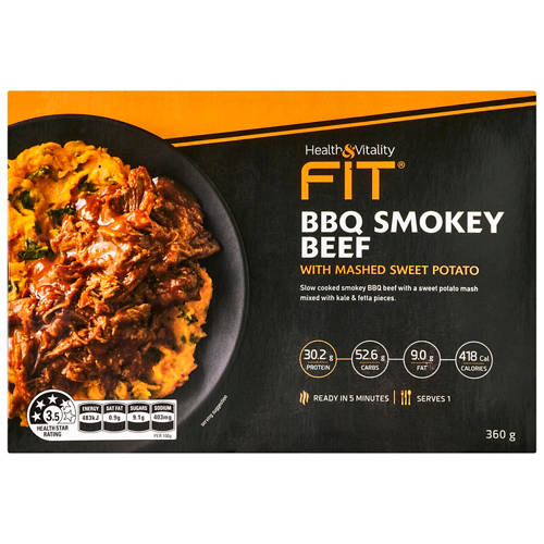 Front shot 2, BBQ Smokey Beef 360g