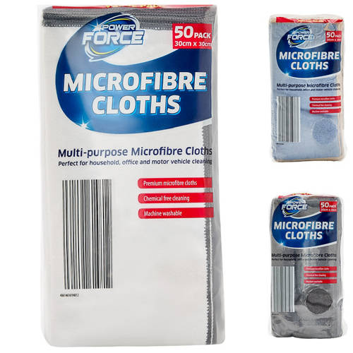 Group 1, Microfibre Cloths 50 Pack