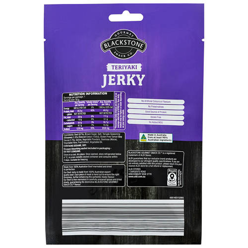 Front shot 2, Teriyaki Beef Jerky 50g