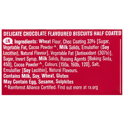 Ingredients 1, Griffin's Choc Thins Biscuits 180g