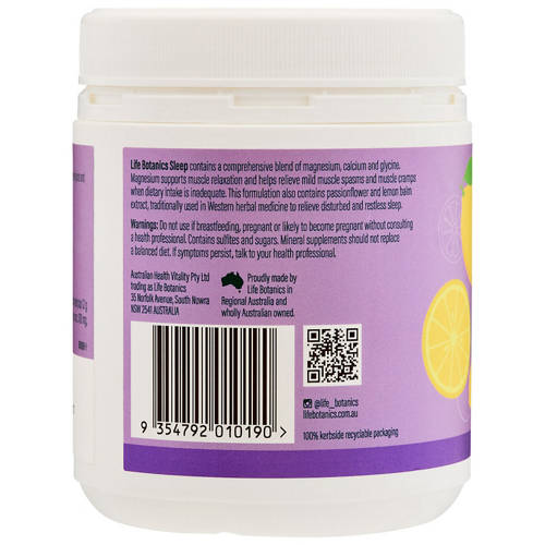 Front shot 3, Sleep Lemon Flavour 150g