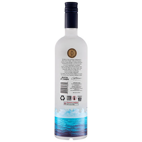 Front shot 2, Alkaline Vodka 750ml