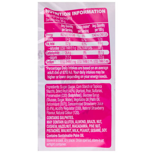 Ingredients 1, Strawberry Delight 150g