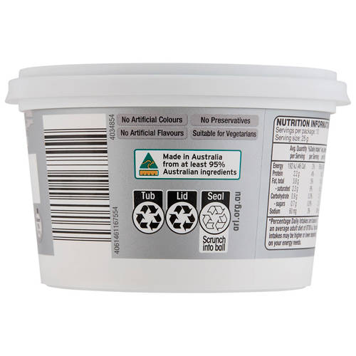 Front shot 3, Light Cream Cheese 250g