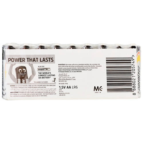 Front shot 3, One Touch Family Box AA Batteries 18 Pack