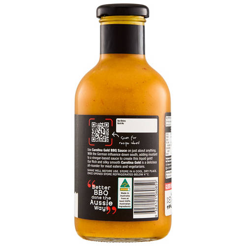 Front shot 2, BBQ Sauce Carolina Gold 550g