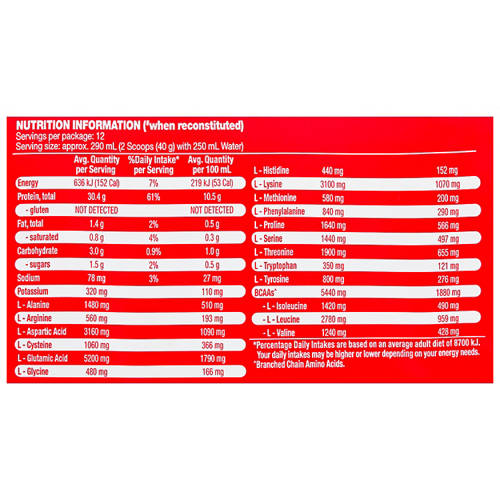 Nutrients 1, Platinum Protein Powder Chocolate 500g