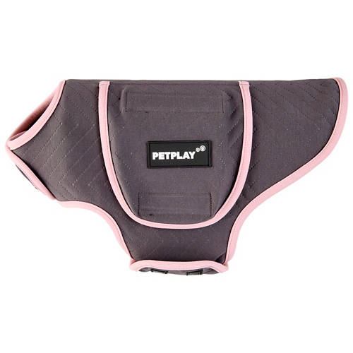 Calming Dog Jacket Grey/Pink
