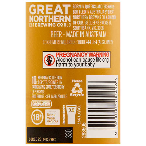 Nutrients 1, Super Crisp Lager 6 Pack 330ml