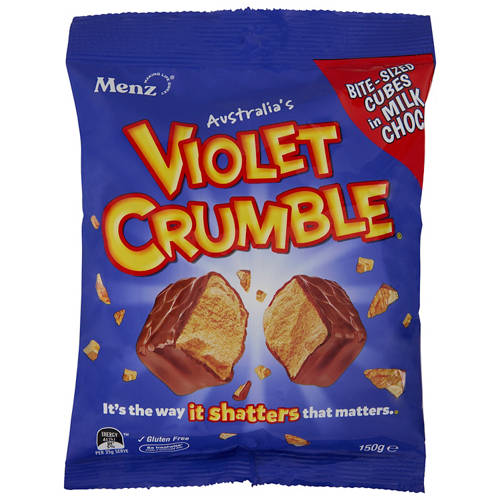 Violet Crumble 150g Product Image Front shot 01
