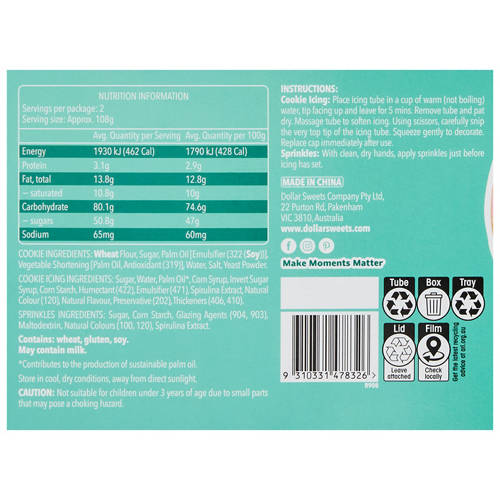 Nutrients 1, Easter Cookie Decorating Kit 230g