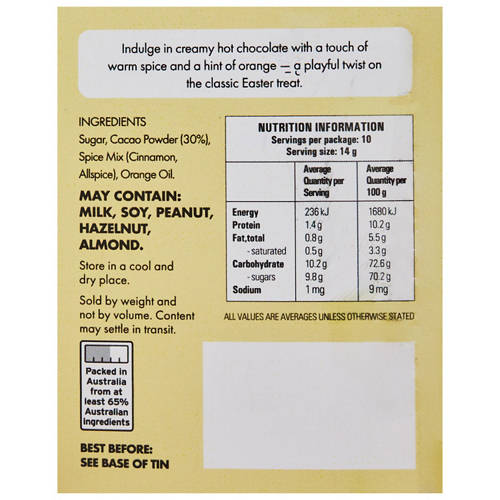 Nutrients 1, Hot Chocolate with Hot Cross Bun Spices Easter Gift Pack