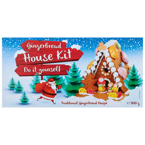 Front shot 2, Gingerbread House DIY Kit 500g