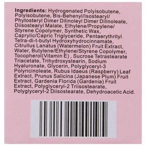 Ingredients 1, Luminosity Hydrating Lip Balm 15ml