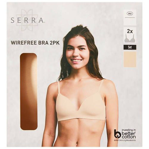 Front shot 2, Women's Wirefree Bra 2 Pack