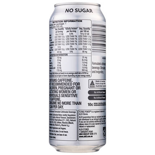Front shot 2, Just Peachy No Sugar Energy Drink 500ml