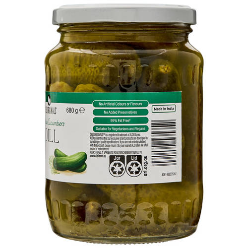 Front shot 3, Dill Cucumbers 680g