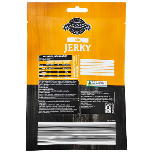 Front shot 2, BBQ Beef Jerky 50g