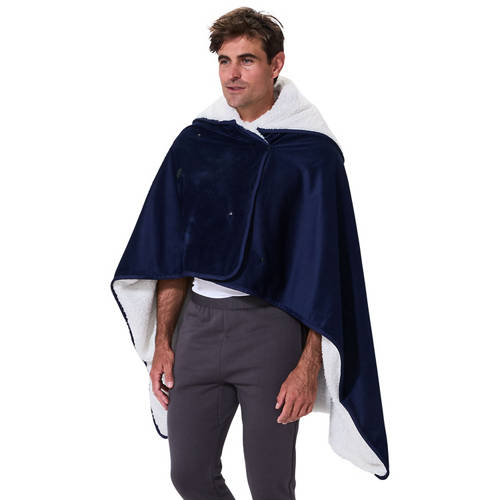 Front shot 2, USB Heated Wearable Blanket with Power Bank