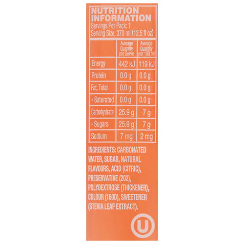 Nutrients 1, Jarritos Mexican Guava Soda 370ml