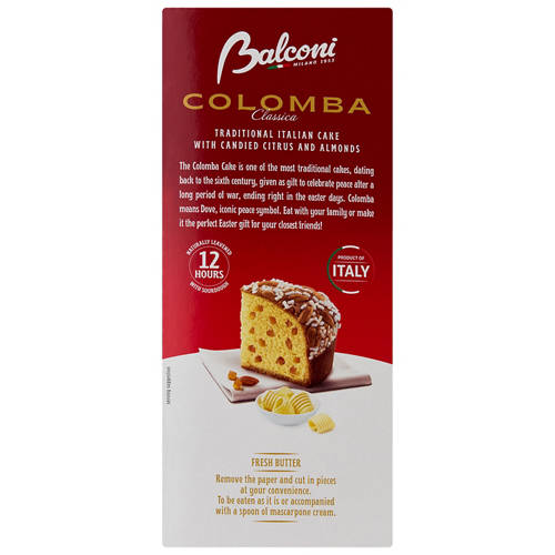 Front shot 3, Traditional Italian Colomba 750g