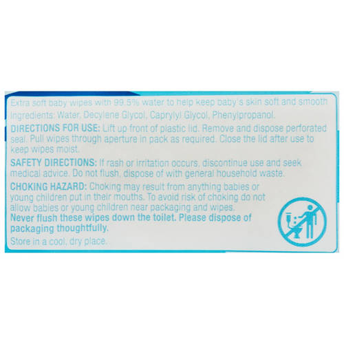 Ingredients 1, Baby Water Wipes 80 Pack