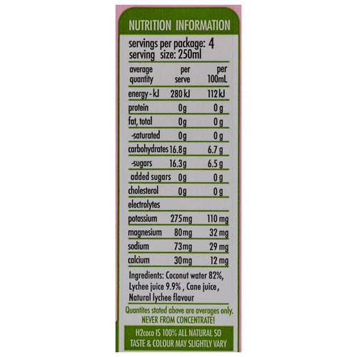 Nutrients 1, Lychee 3 x 1L