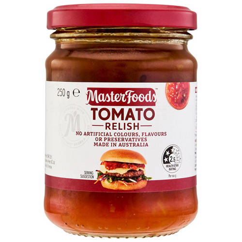 Front shot 2, Tomato Relish 250g