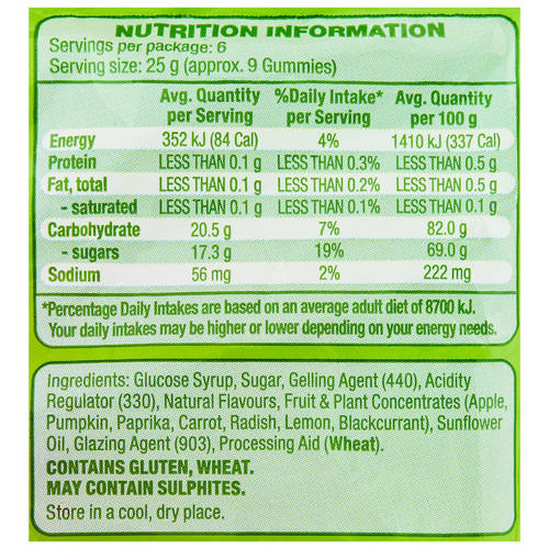 Nutrients 1, Tropical Mix Flavoured Vegan Gummies 150g