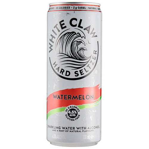 Front shot 3, Watermelon Seltzer 4 Pack 330ml