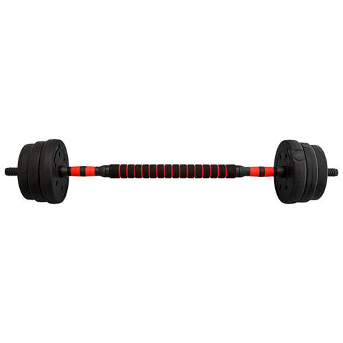 Front shot 2, 2 in 1 Barbell and Dumbbell Set