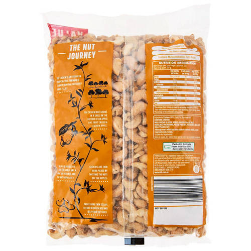 Front shot 2, Cashews Roasted & Salted 1kg