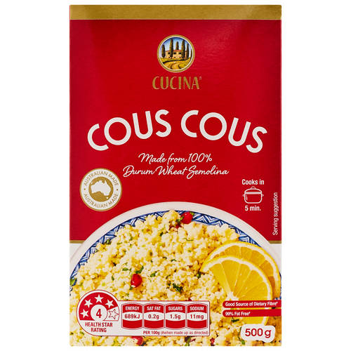 Front shot 2, Cous Cous 500g