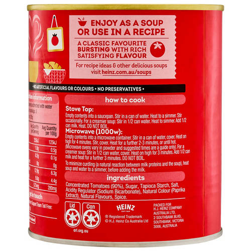 Front shot 3, Big Red Condensed Tomato Soup 820g