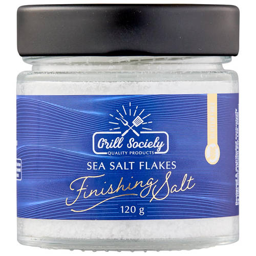 Front shot 2, Finish Sea Salt Flakes 120g