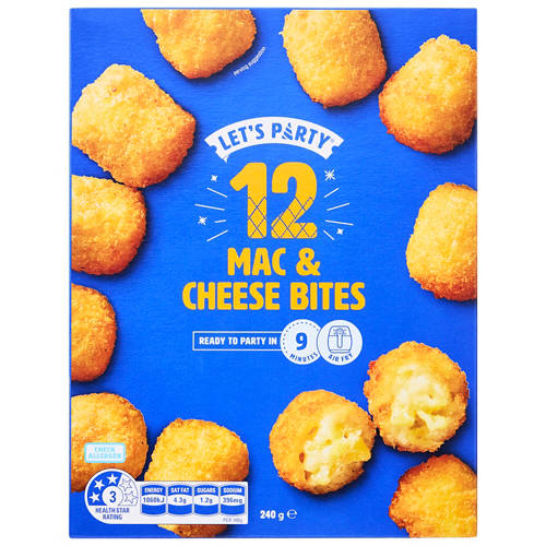 Front shot 2, Mac & Cheese Bites 240g