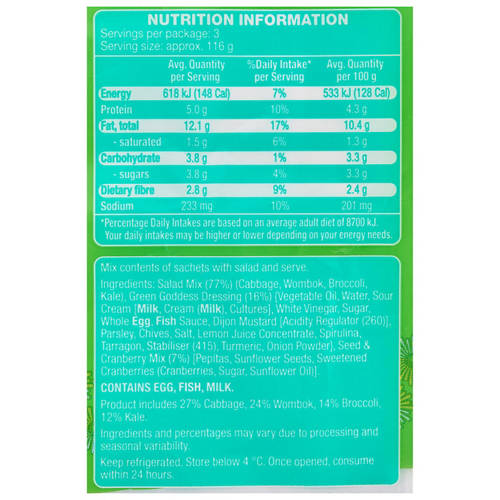 Nutrients 1, Green Goddess Salad Kit 350g