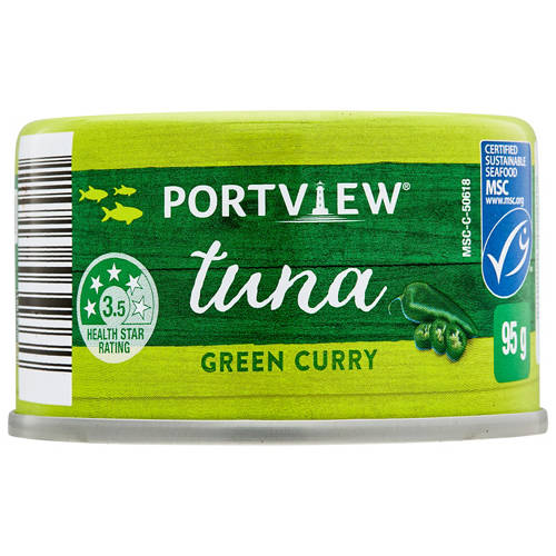Front shot 2, Flavoured Tuna 95g - Green Curry