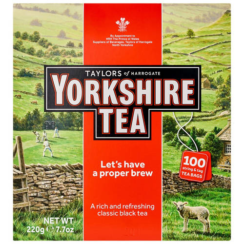 Front shot 2, Yorkshire Tea 100 Pack